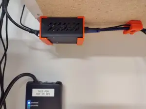 PiKVM v3 metal case under-shelf mount