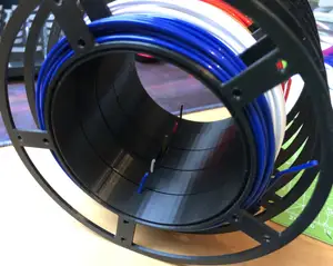 expandable loose filament spool with holes for skate/bearing/roller holders