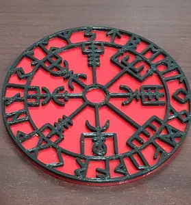 Vegvisir - Viking Compass Coaster