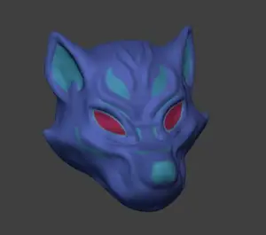 Blox Fruit Kitsune Mask