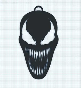 Venom Keychain