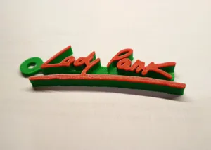 Lady Pank Logo Keychain
