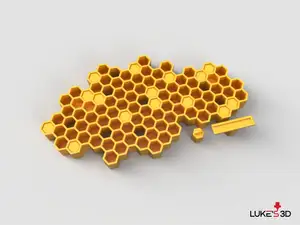 Honeycomb key organizer