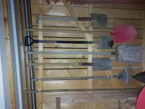 Garden tool holder Gartengerätehalter Wandhalterung TPU