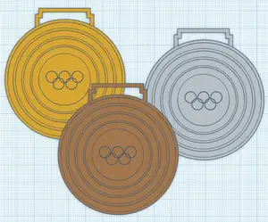2022 Olympic Medal