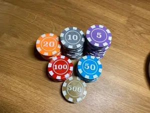 Poker Chips (Dual Color, Dual Side, for all printers)