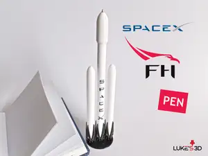 SpaceX Falcon Heavy pen & pen stand