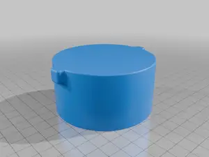 Shampoo bar travel case for circular shampoo/soap bar