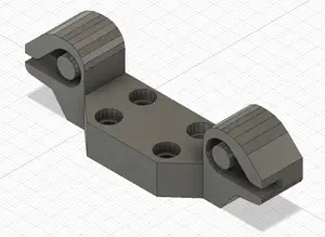 Anet A6/A8 Y Belt Holder for shorter belts (with correctly installed transversal)