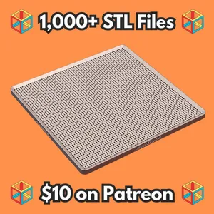 10 Inch Mesh Cover for Reptile Terrarium or Fish Tank MineeForm FDM 3D Print STL File