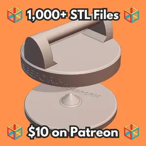 Perfect Pushup Rotating Handles for Home Fitness MineeForm FDM 3D Print STL File
