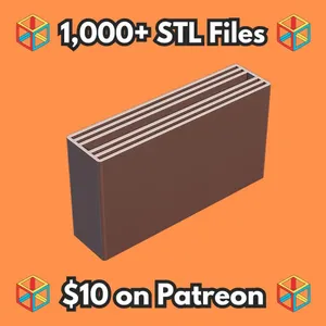Slimline Wallet Organizer with Five Compartments MineeForm FDM 3D Print STL File