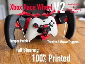 V2 - Xbox Series X/S Controller Racing Wheel 100% 3D printed