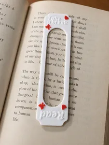 3D Printed Bookmark for Book Lovers, Reading Companion, Modern