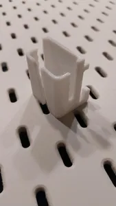 Skadis Vertical Cable Channel -optimized for 3d printing without supports-