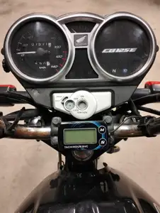 Digital tacho mounting bracket for motorcycle. 22mm 7/8" handlebars