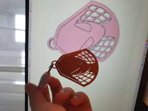 Spider-Gwen KeyChain Logo v1