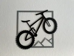 Bike Wall Art dxf/svg