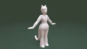 cat doll figurine