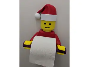 Santa Hat for vvk187 Lego Man Toilet Paper Holder