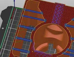 Fixed body for VEND - the totally printed candy dispenser