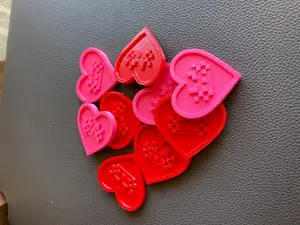 Axolotl Heart Valentine (Minecraft Inspired)