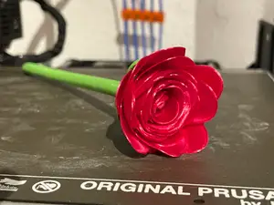 Super Realistic Rose (Roll-Up Design)