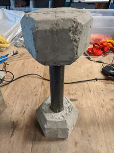 Concrete Dumbbells