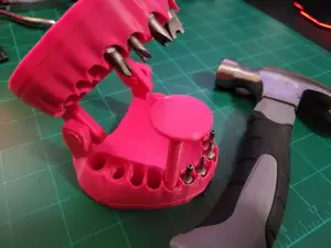 Jaw Pin and Magnet Punch for Denture Bit Holder