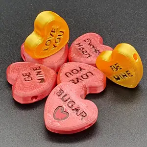 Conversation Heart Beads