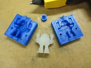 Hot Melt Injection Mold for Maker Faire Robot