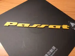Volkswagen Passat Logo - multi color