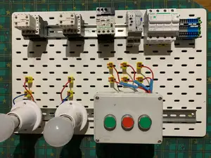 IKEA SKADIS board mounts for electrician students