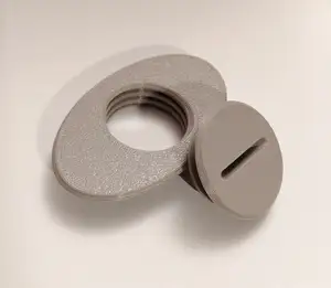 Threaded cap for soap dispenser refill