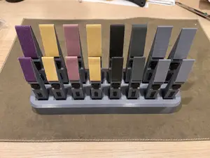 Holder for Customized Sanding Sticks with Labels