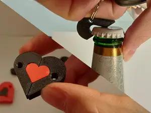 Beer opener for couples - Quick Print
