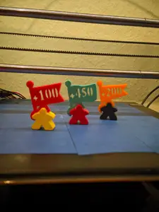 Carcassonne Meeple Score Scoring Flags