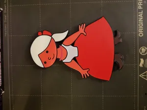 the second figure Manka from the fairy tale about Rumcajs