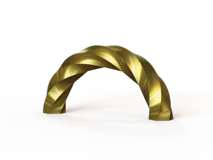 Twisted Polygon Arches