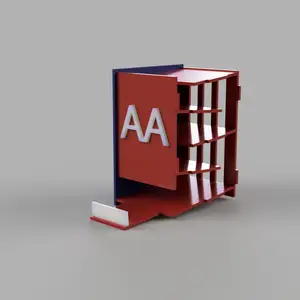 AA battery dispenser v2 (Ikea "style")