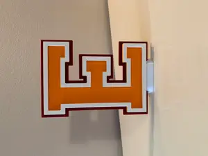 Alphabet Letter 'E' - Sport/School Colors