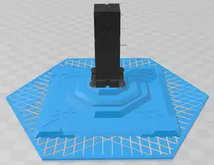 Necron Power Node obelisk scatter terrain - WH40k