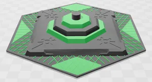 Necron Power Node base scatter terrain - WH40k