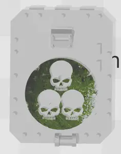 Alternate doors for Landraider Mk1 (Nurgle) - WH40k