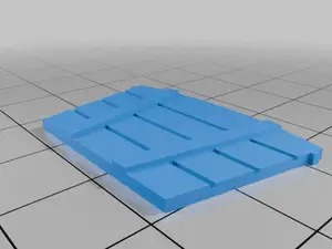 Playmobile front/back divider for green trolley cart