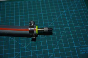 Bicycle valve adapter to garden hose for water rockets