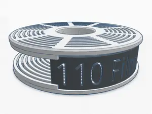 Pa-110 : A 110/16mm film development reel v2 (Paterson-fit)