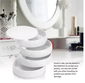 rotatory jeweler with 5 storage trays
