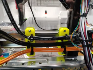 DIN rail cable organizer