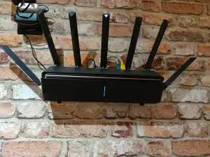 AX3600 router wall mount